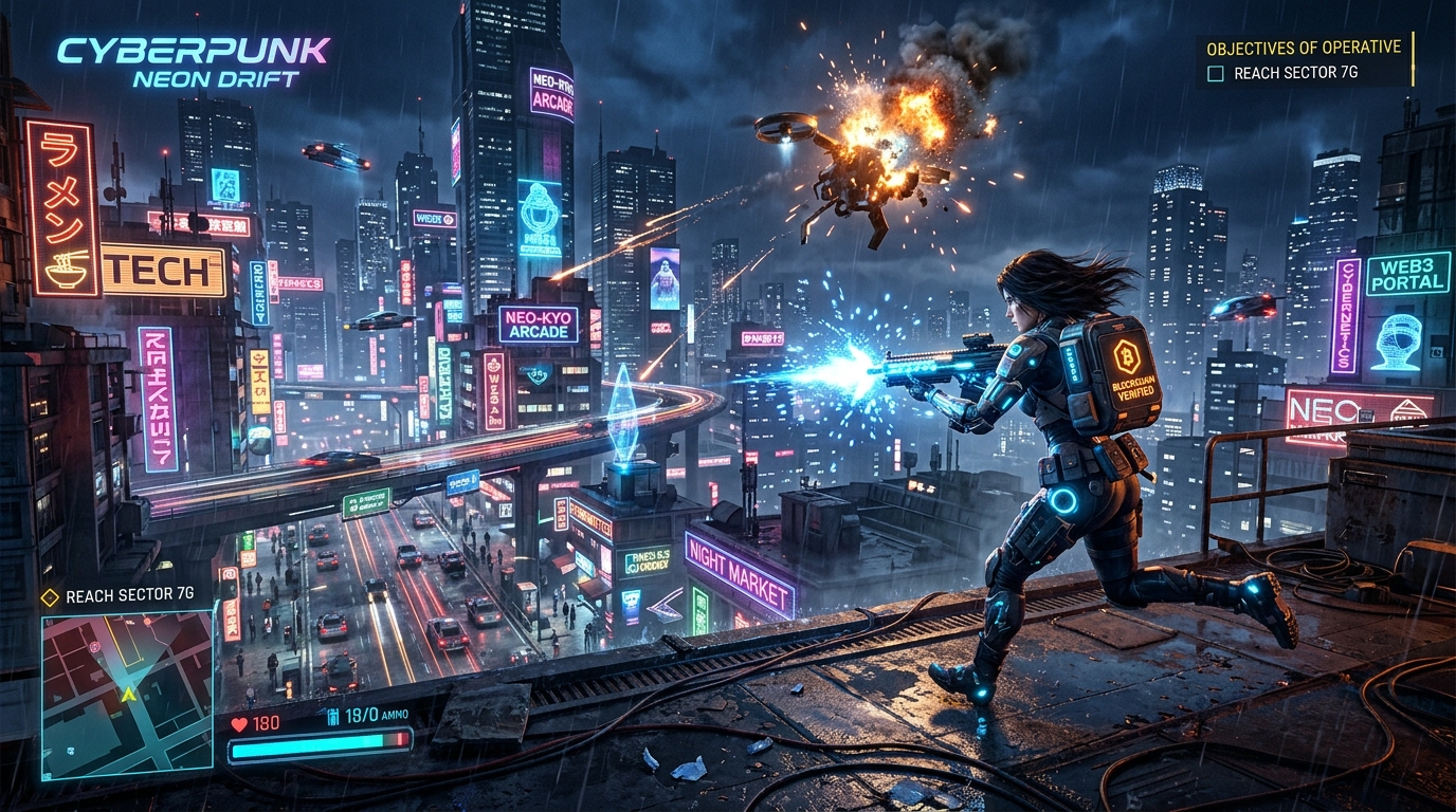 Cyber Quest Game Screenshot